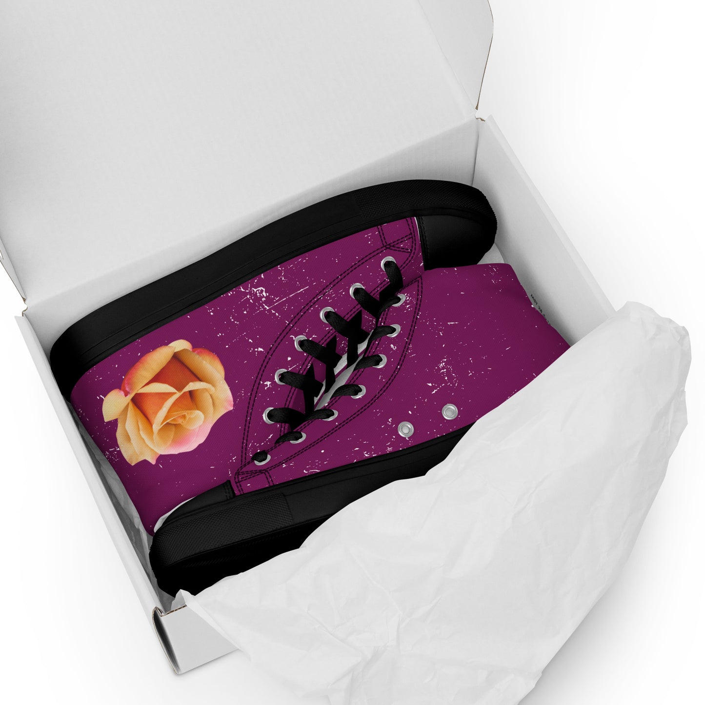 Women’s high top canvas shoes