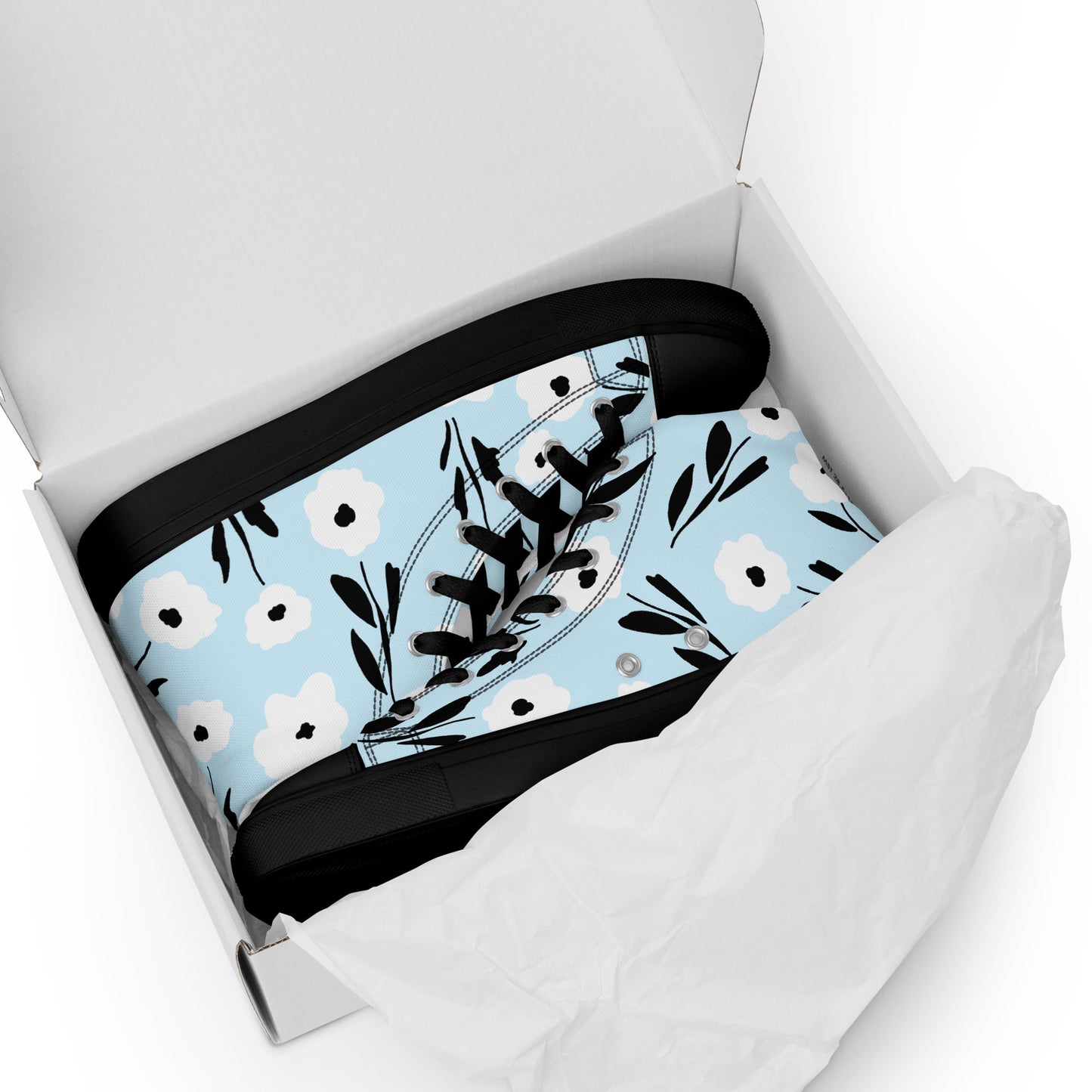 Women’s high top canvas shoes