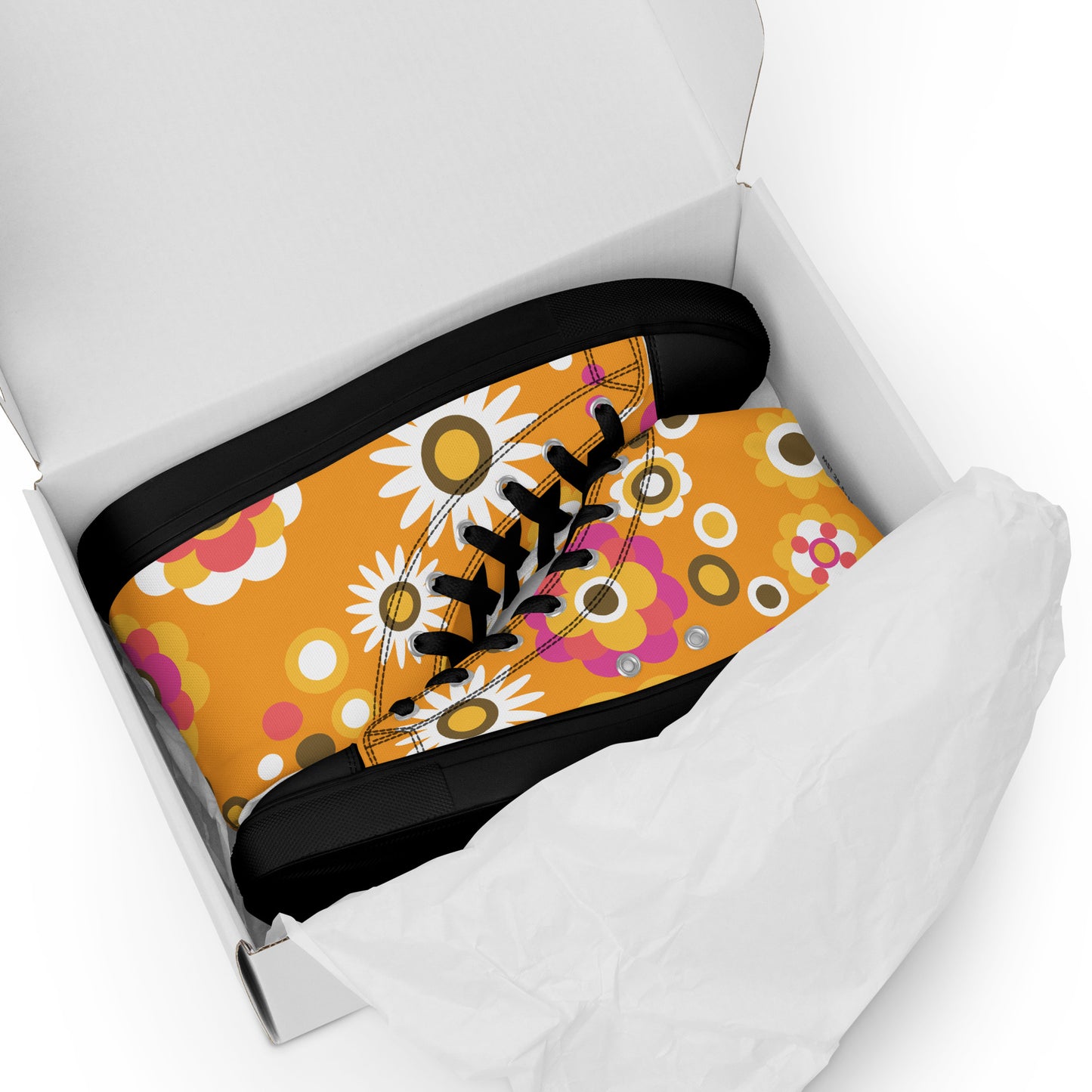 Women’s high top canvas shoes