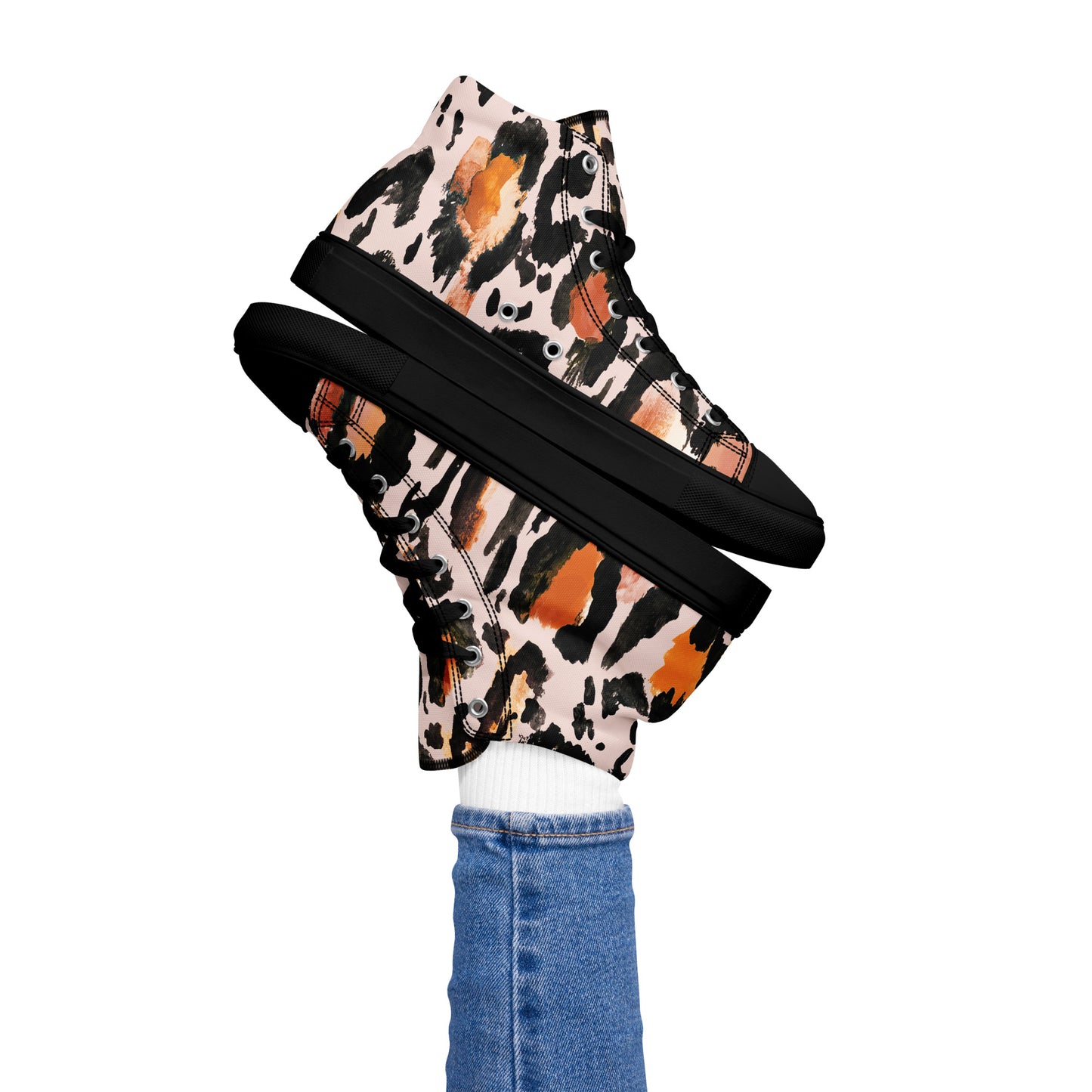Women’s high top canvas shoes