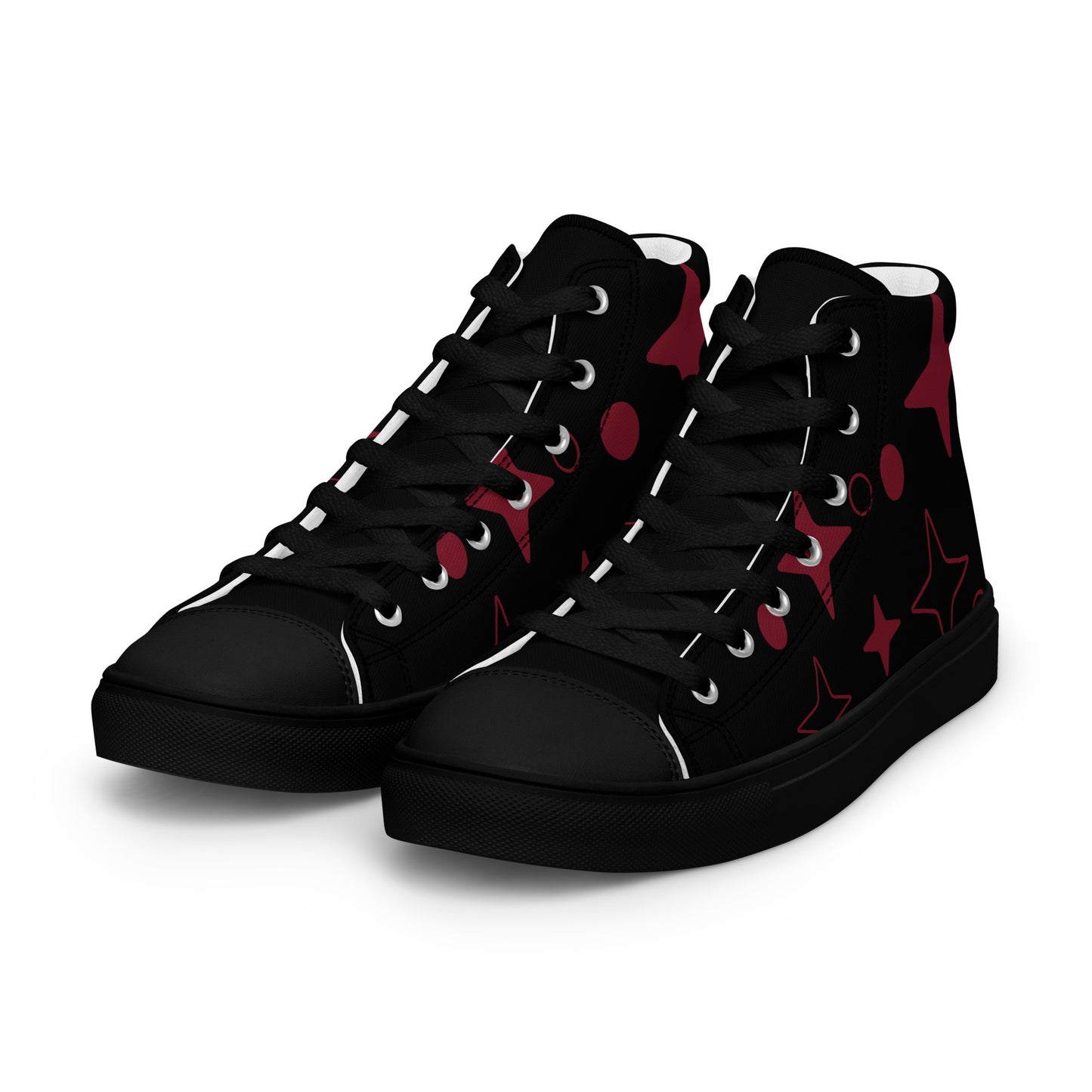 Women’s high top canvas shoes