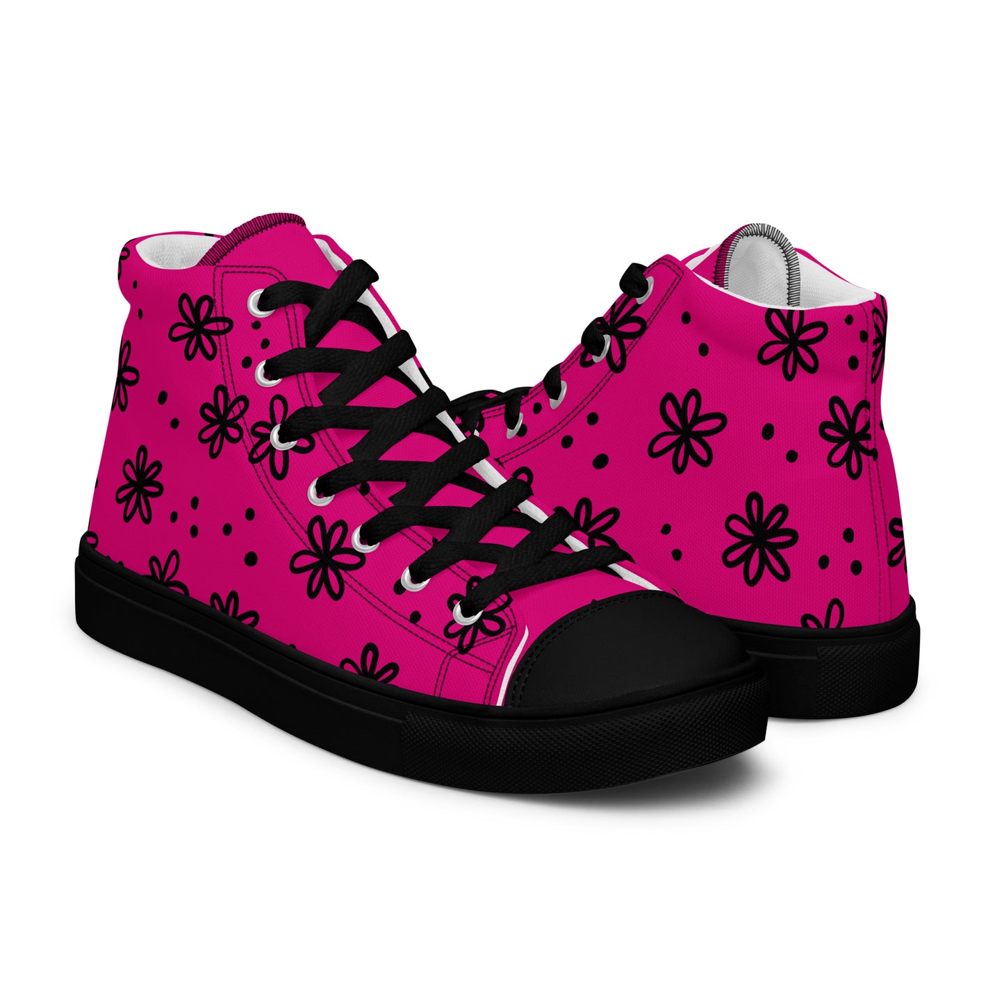Women’s high top canvas shoes