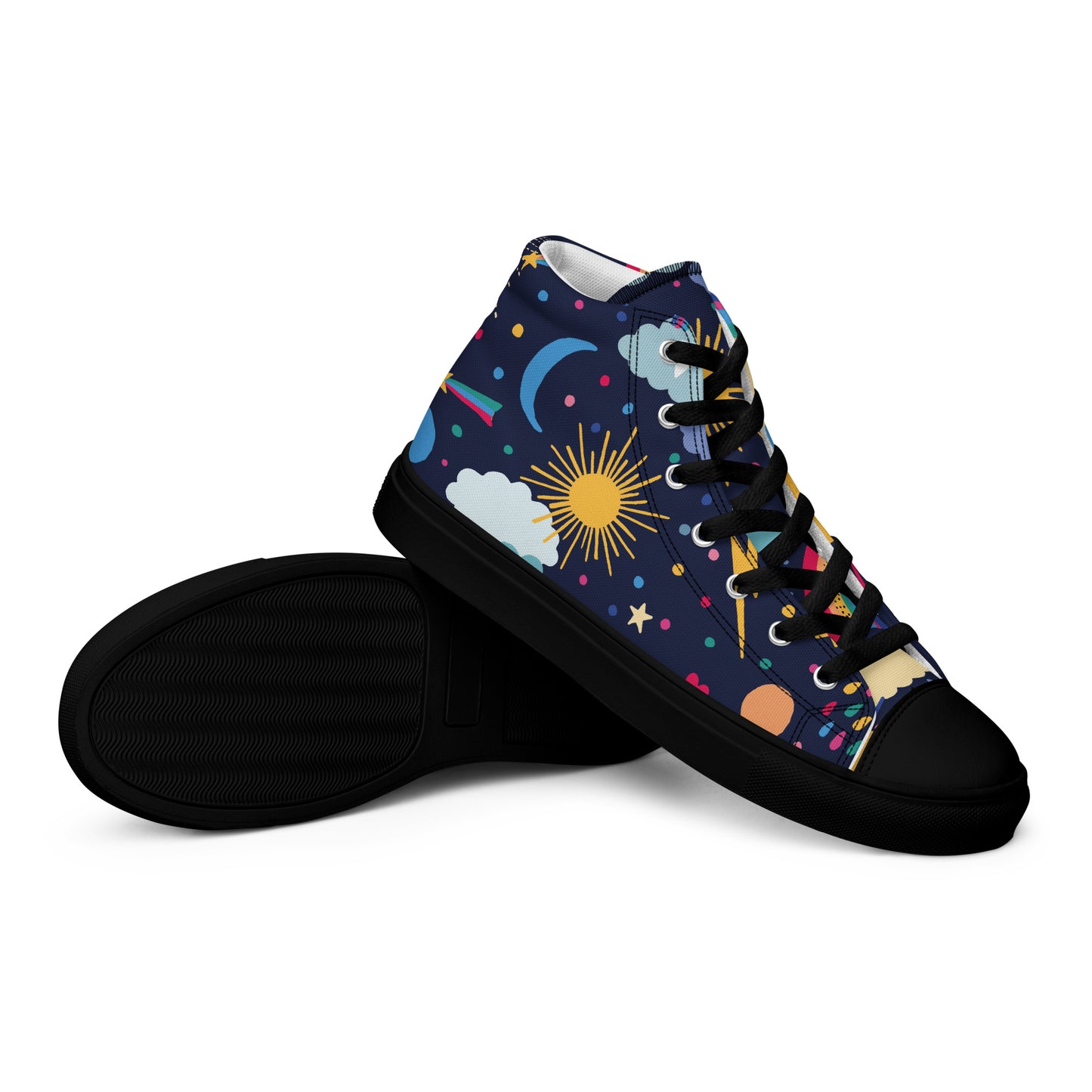 Women’s high top canvas shoes