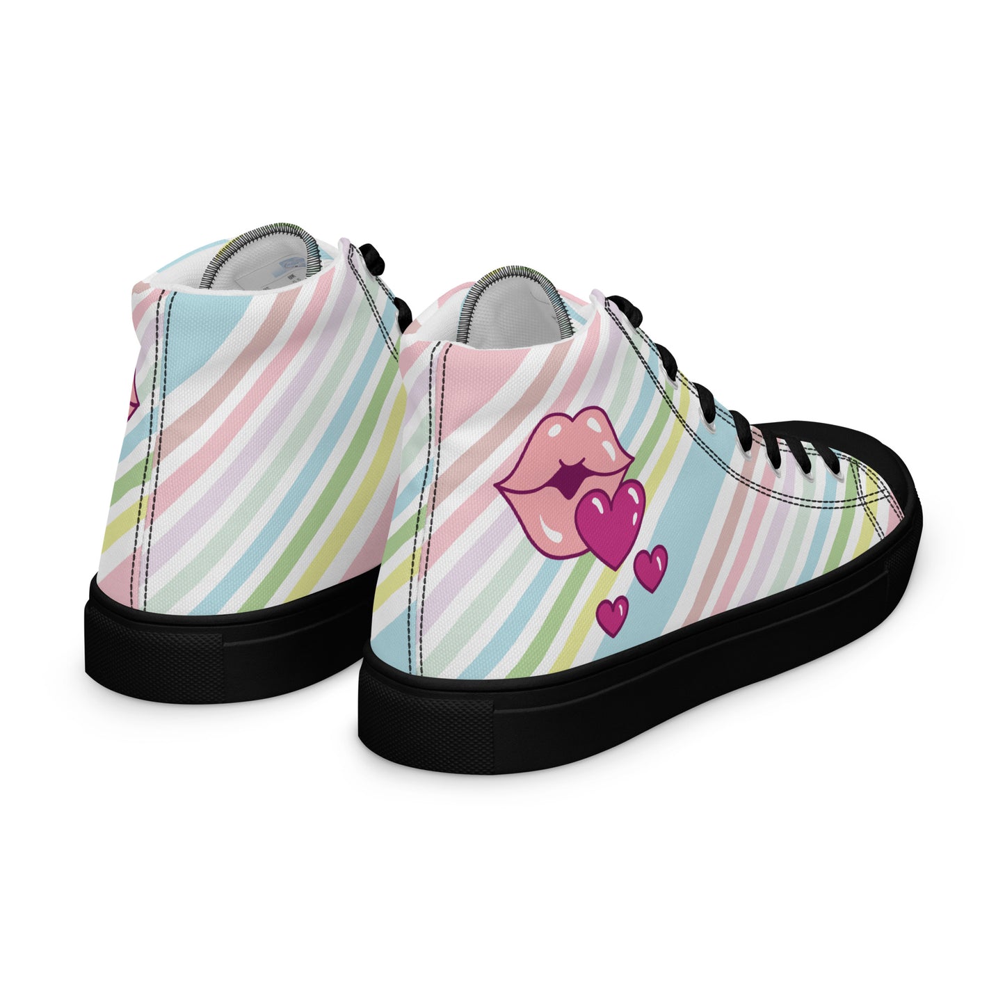 Women’s high top canvas shoes