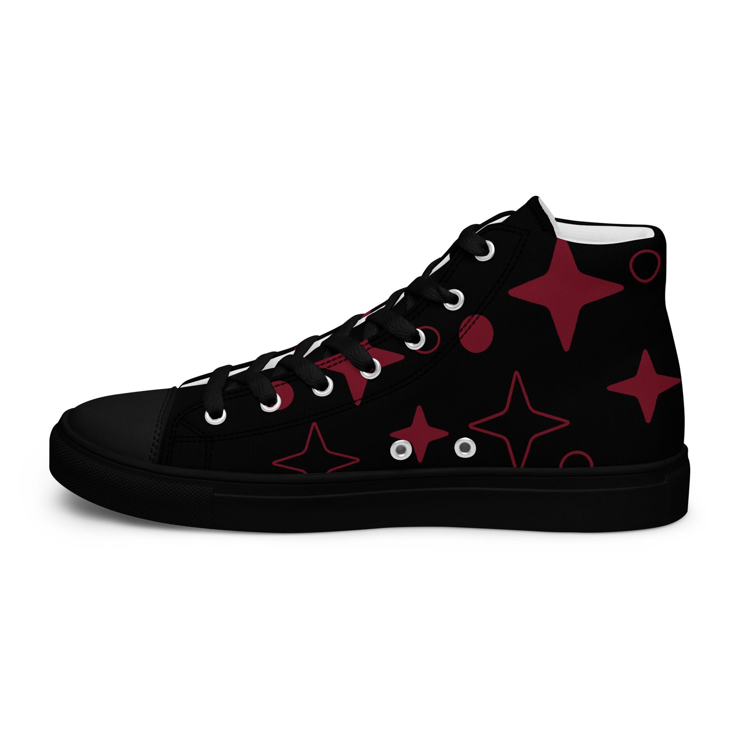 Women’s high top canvas shoes