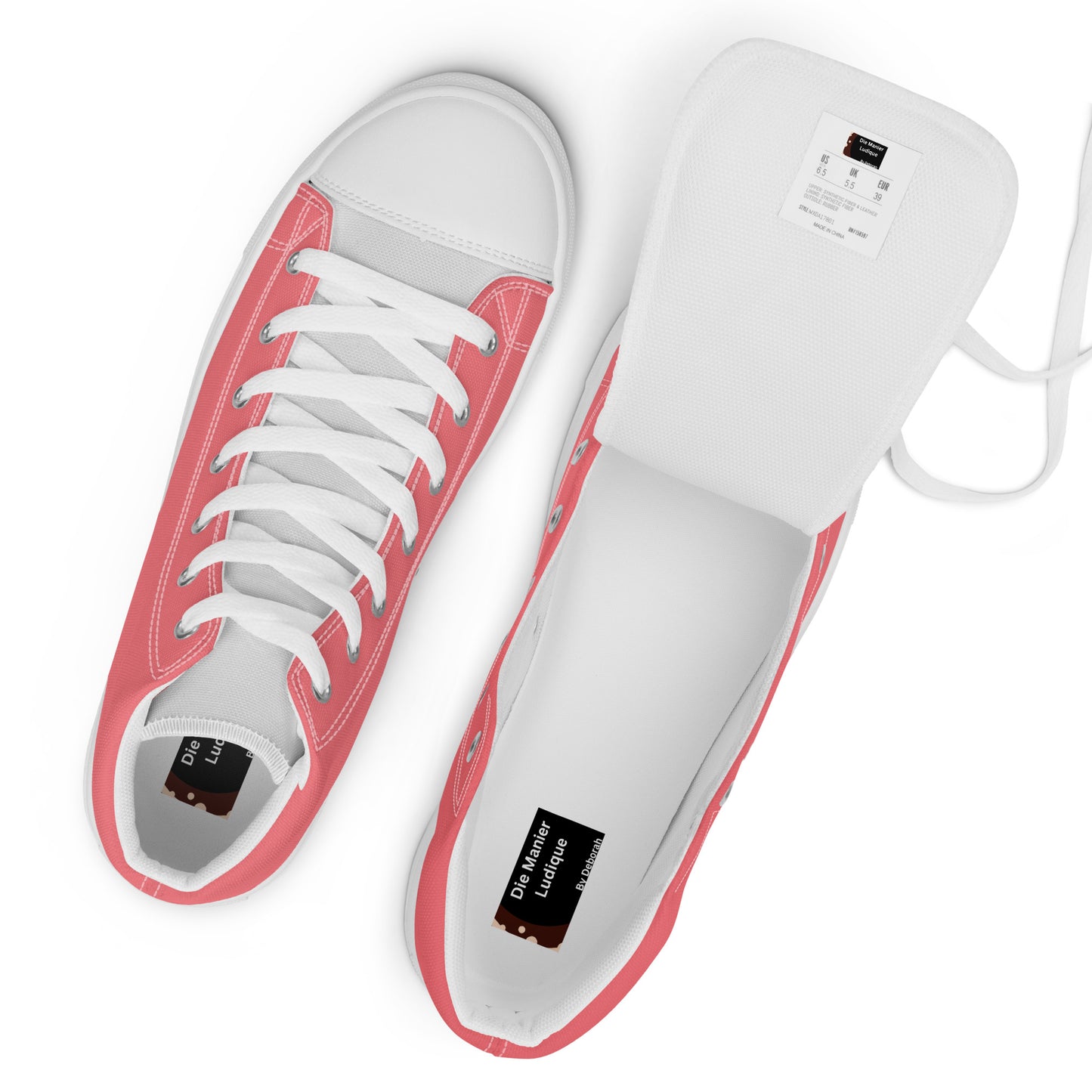 Women’s high top canvas shoes