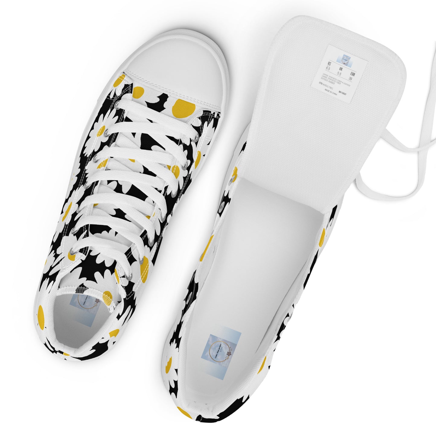 Women’s high top canvas shoes