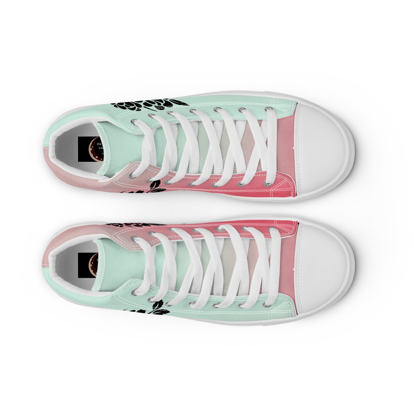 Women’s high top canvas shoes