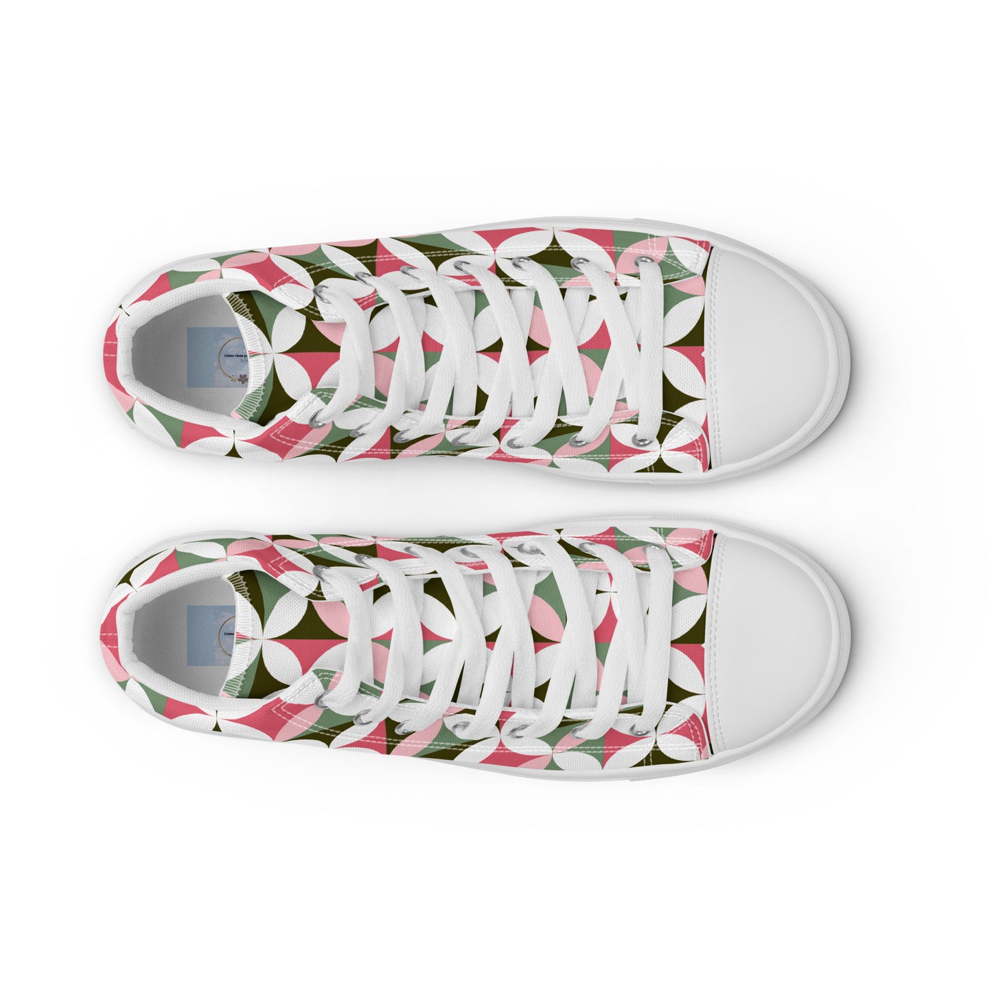 Women’s high top canvas shoes