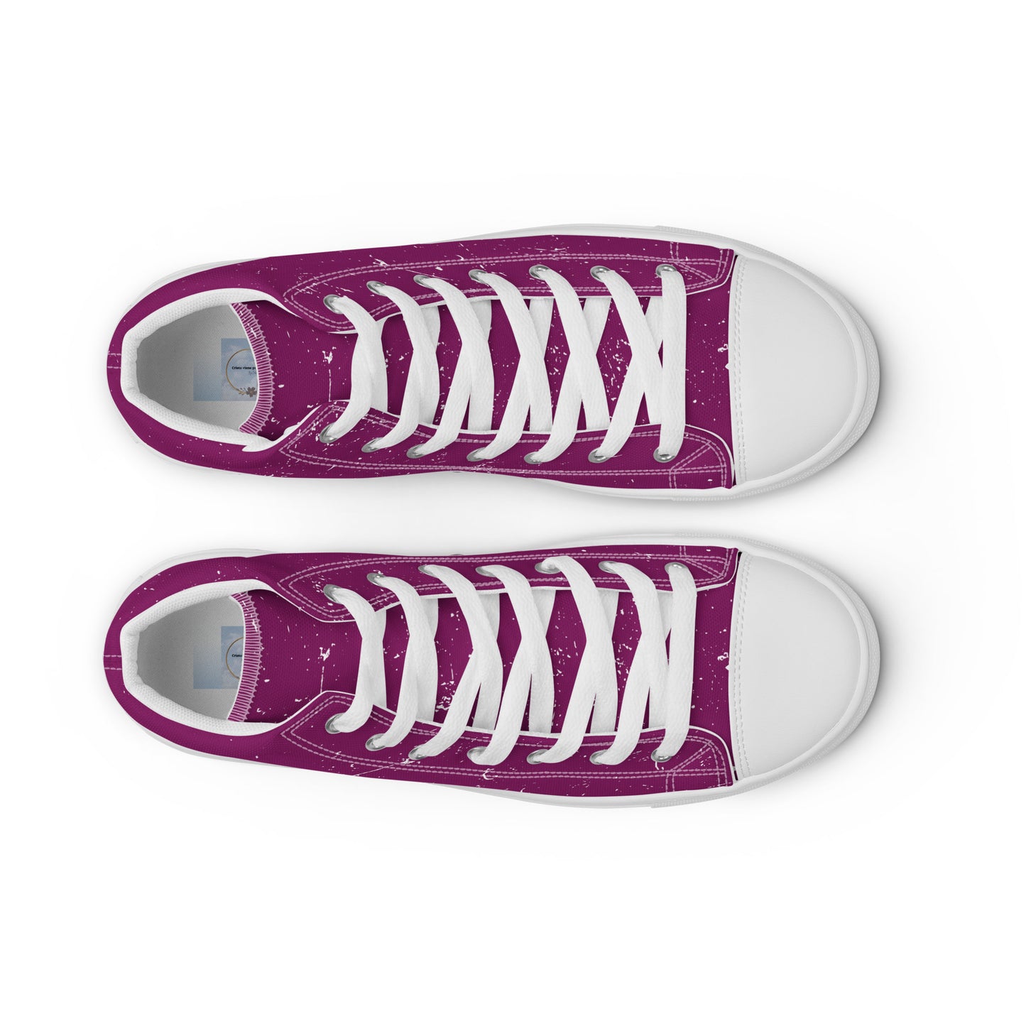 Women’s high top canvas shoes