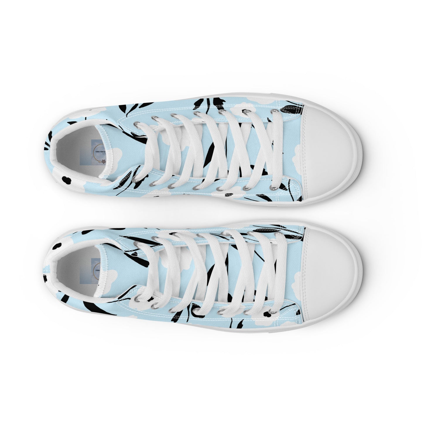 Women’s high top canvas shoes