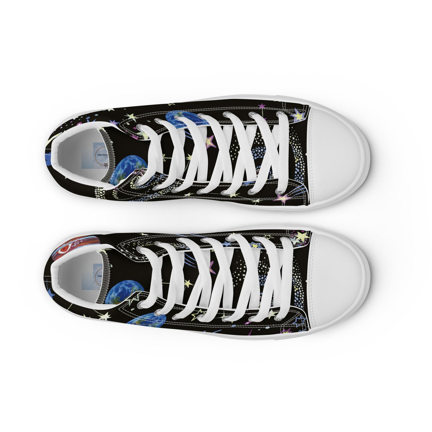 Women’s high top canvas shoes