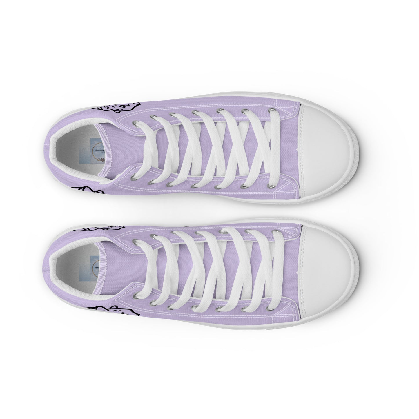 Women’s high top canvas shoes