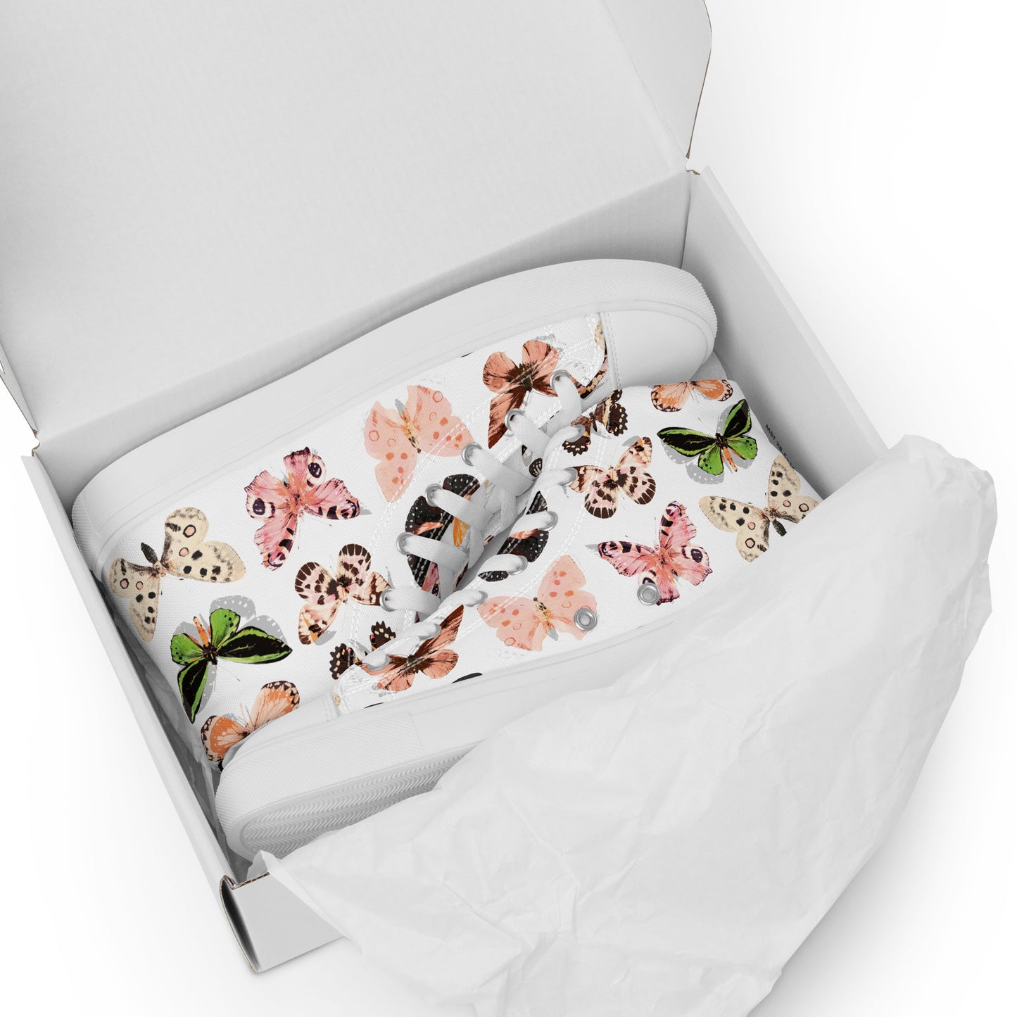 Women’s high top canvas shoes