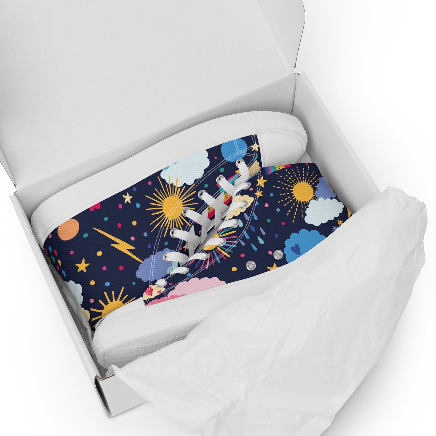 Women’s high top canvas shoes