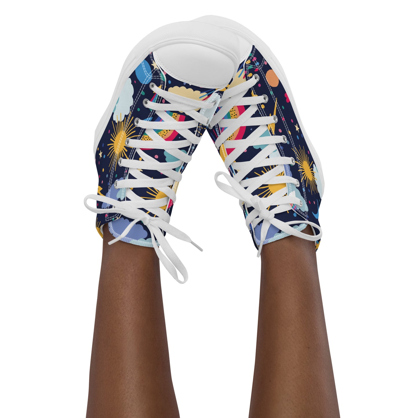 Women’s high top canvas shoes