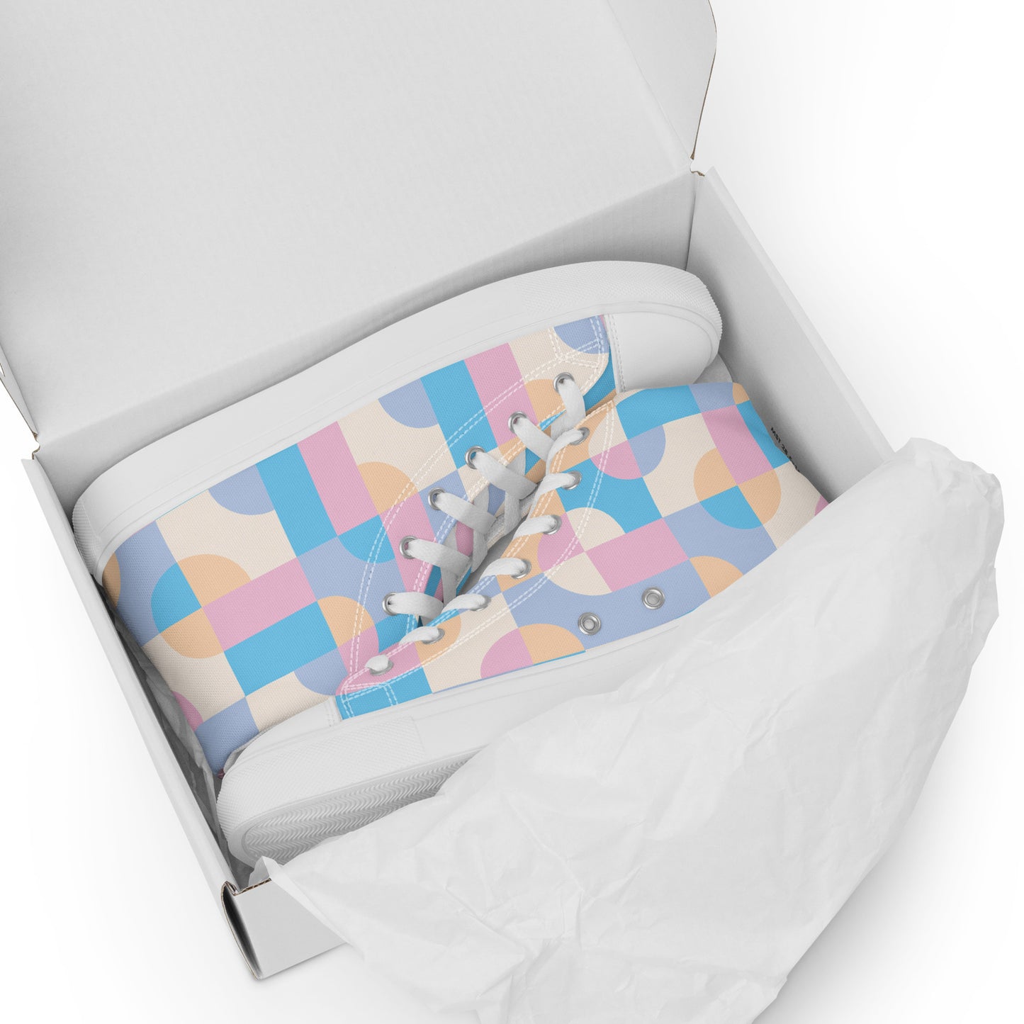 Women’s high top canvas shoes
