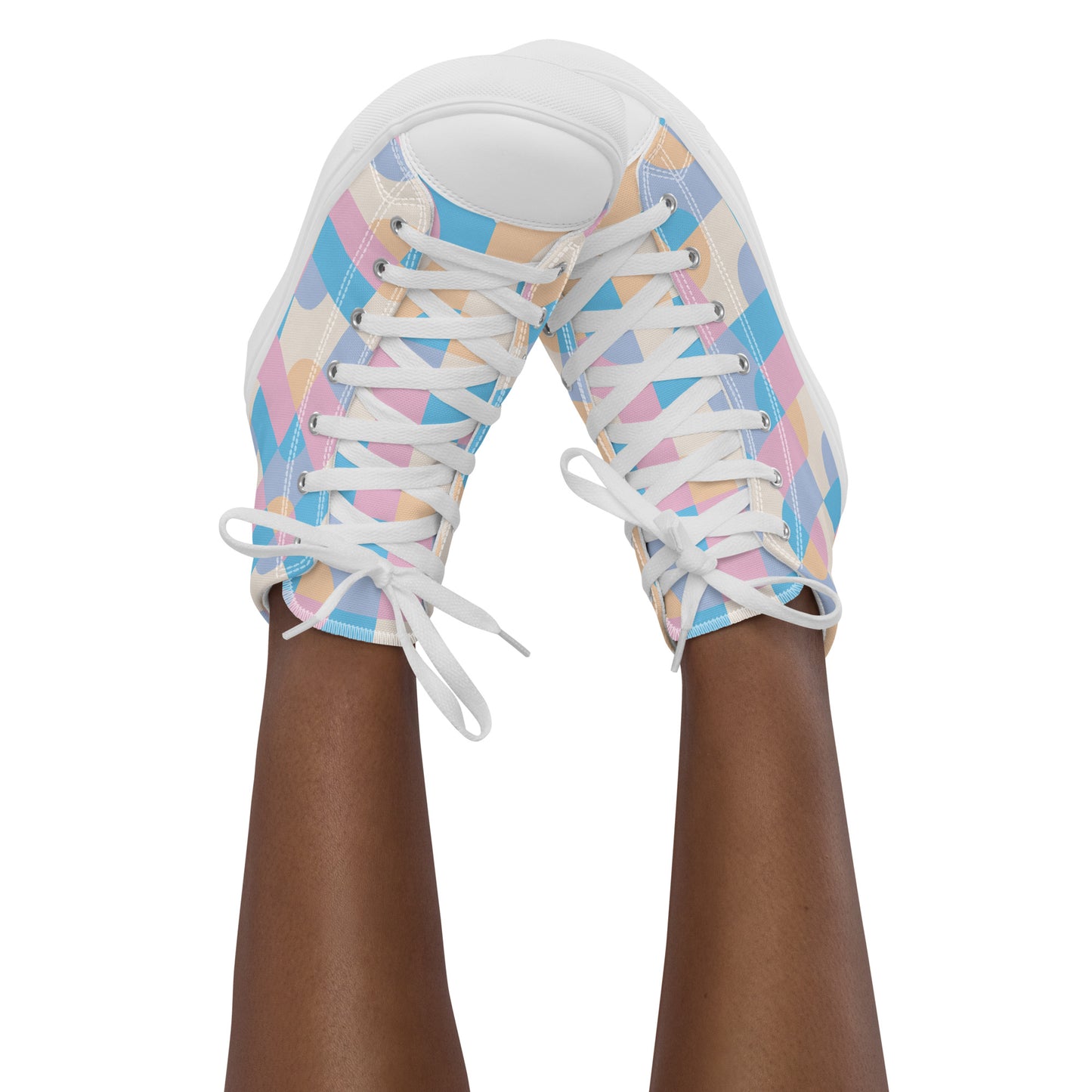Women’s high top canvas shoes