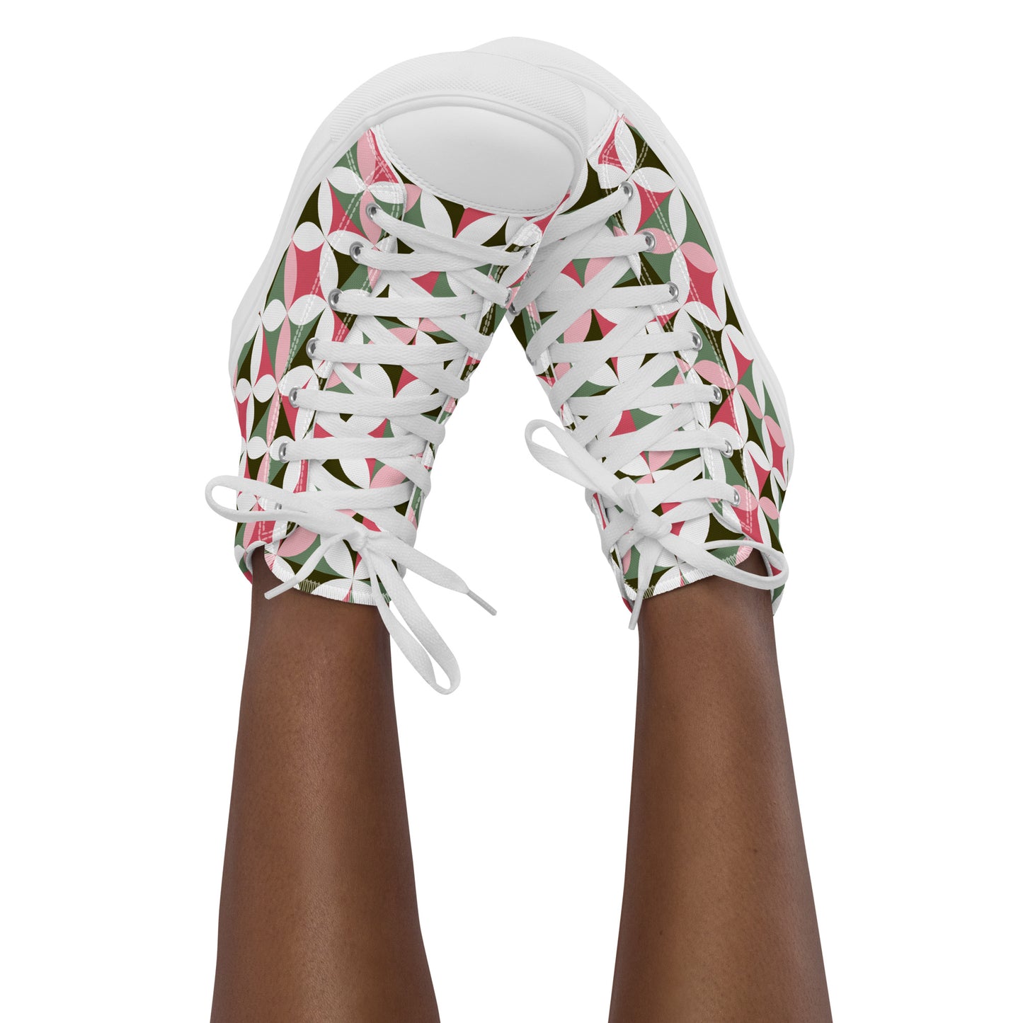 Women’s high top canvas shoes