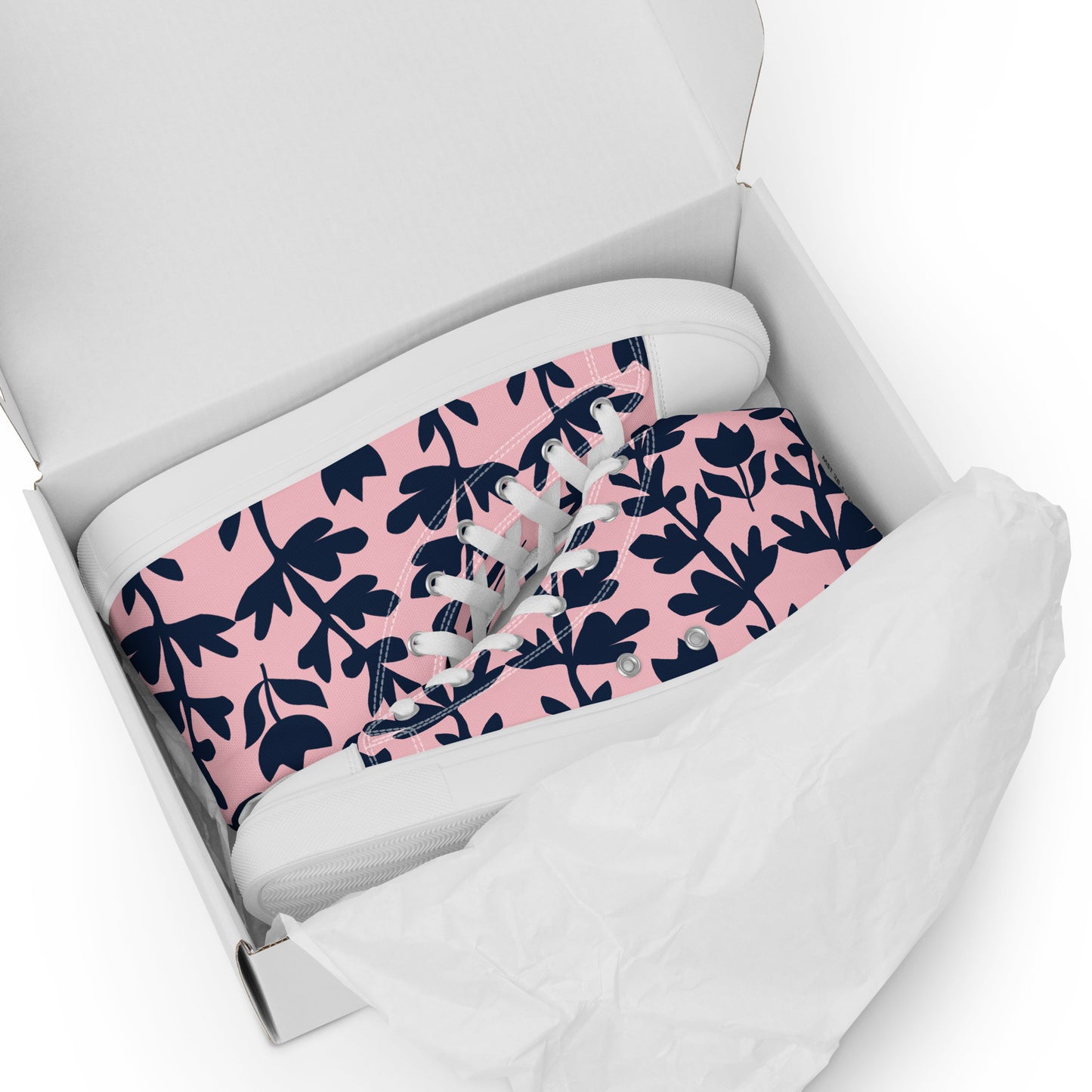 Women’s high top canvas shoes