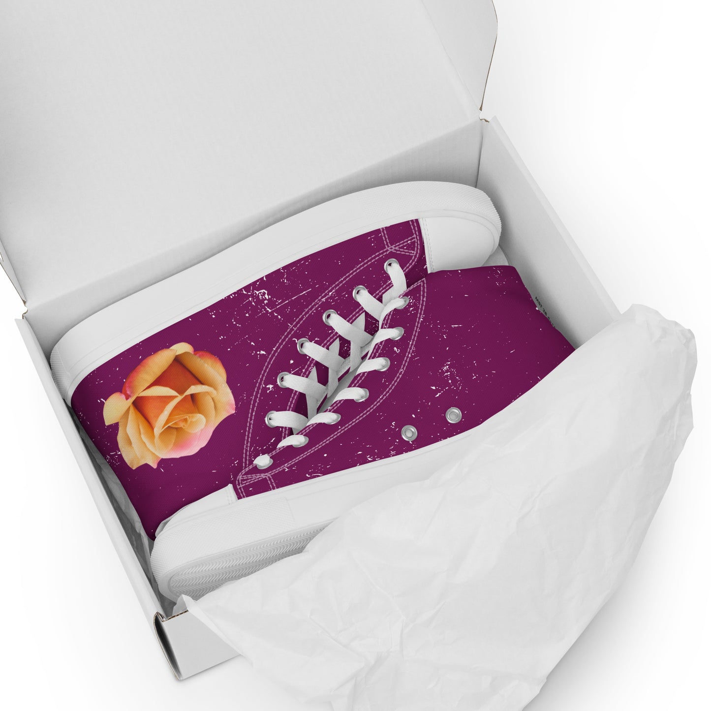 Women’s high top canvas shoes