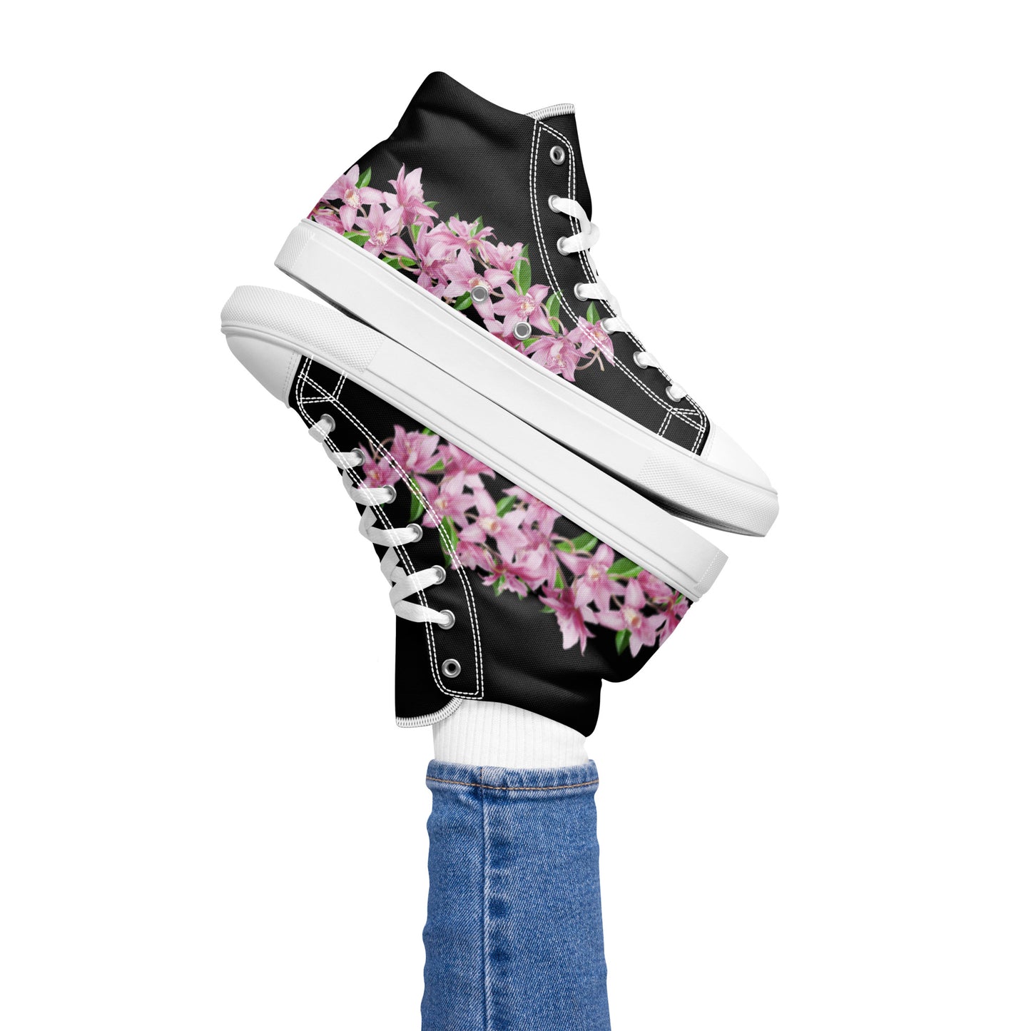 Women’s high top canvas shoes