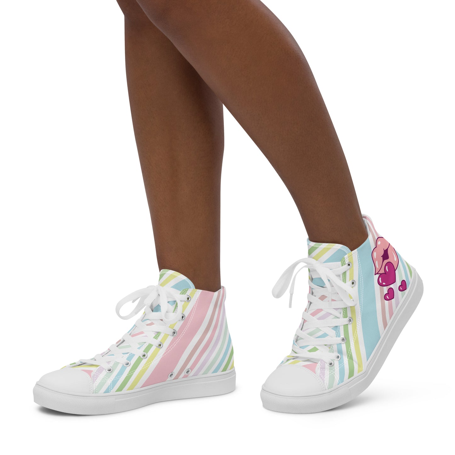 Women’s high top canvas shoes