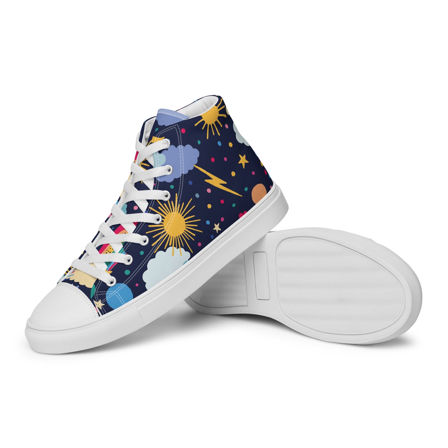 Women’s high top canvas shoes
