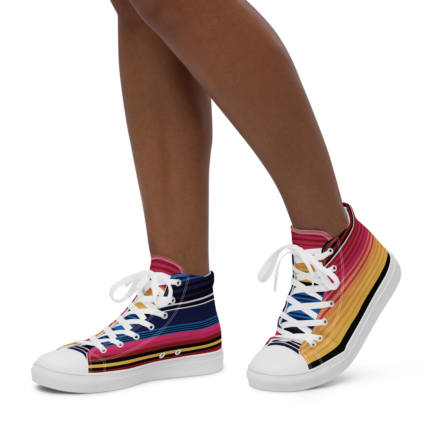 Women’s high top canvas shoes