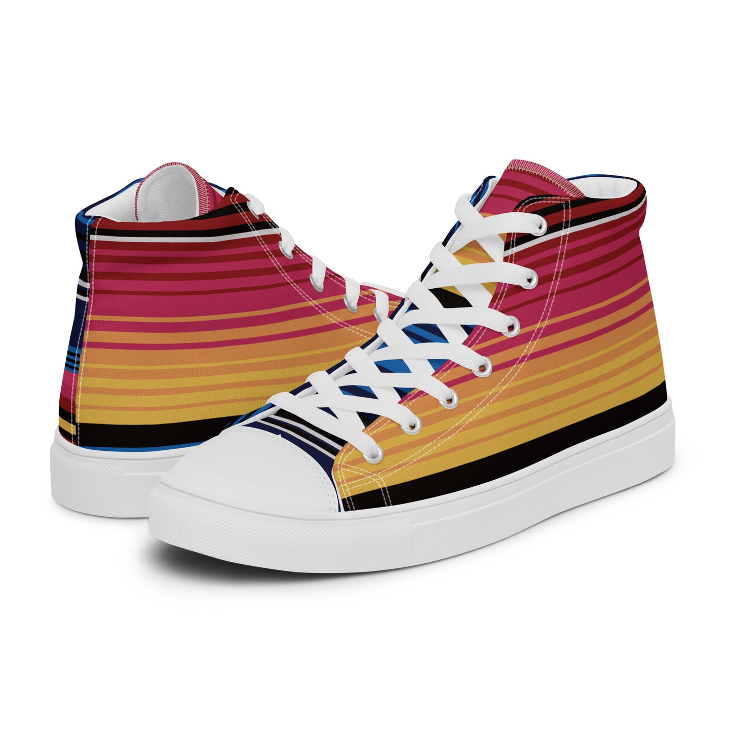 Women’s high top canvas shoes