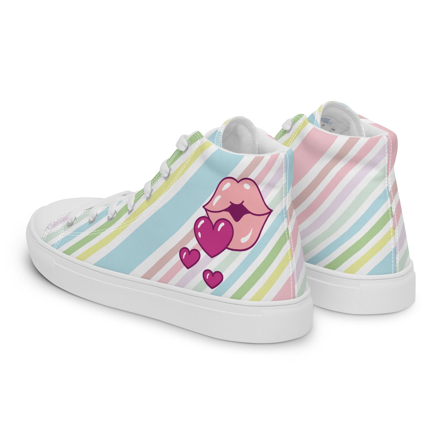 Women’s high top canvas shoes