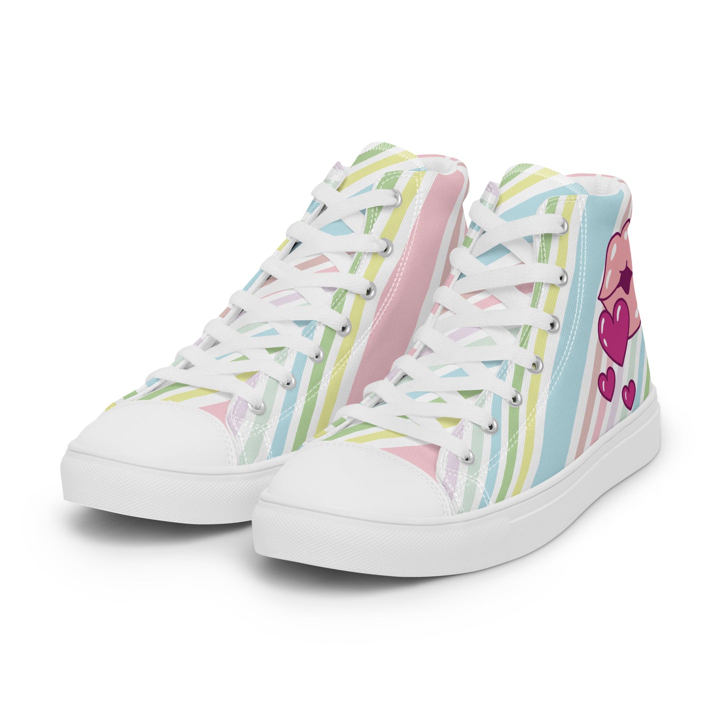 Women’s high top canvas shoes