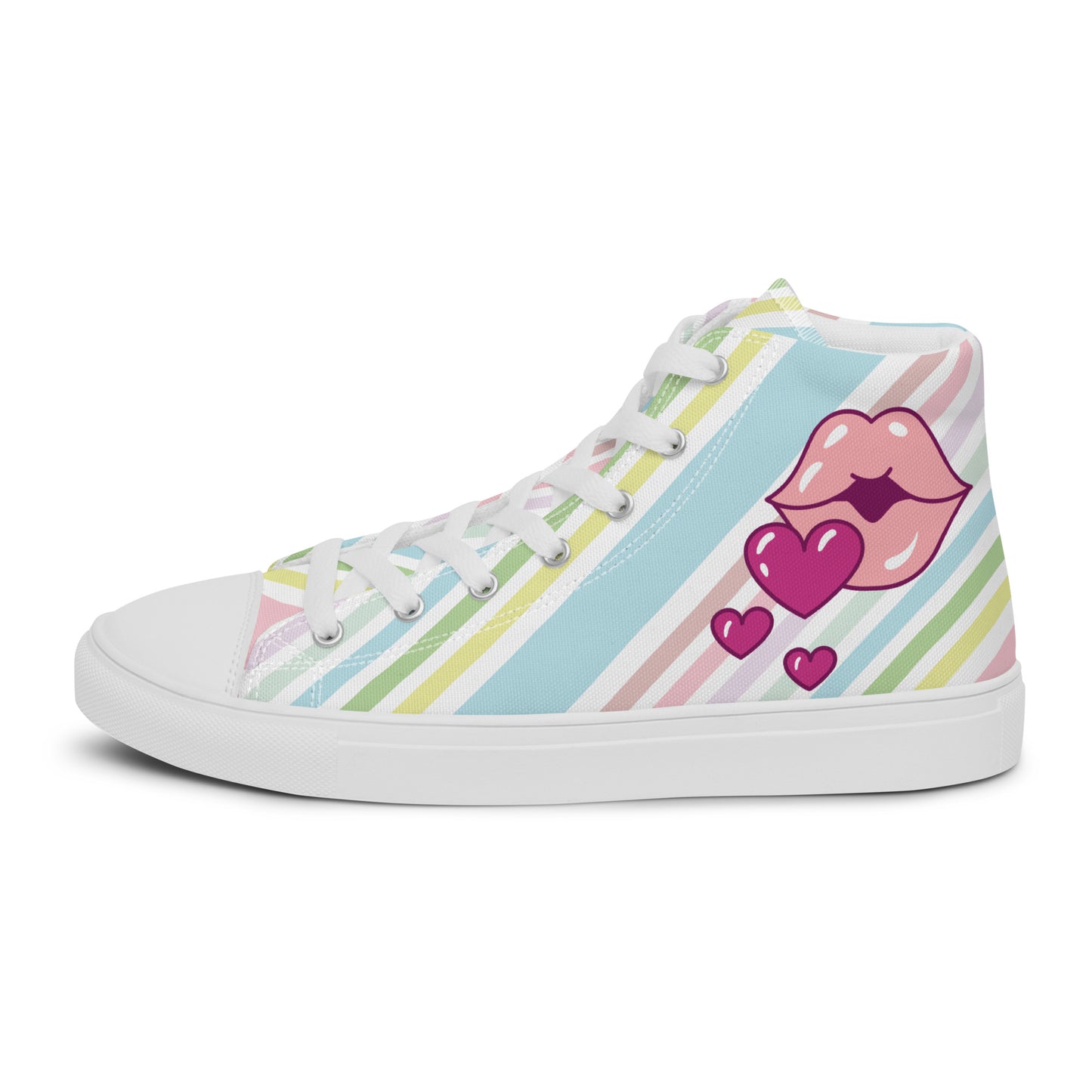 Women’s high top canvas shoes