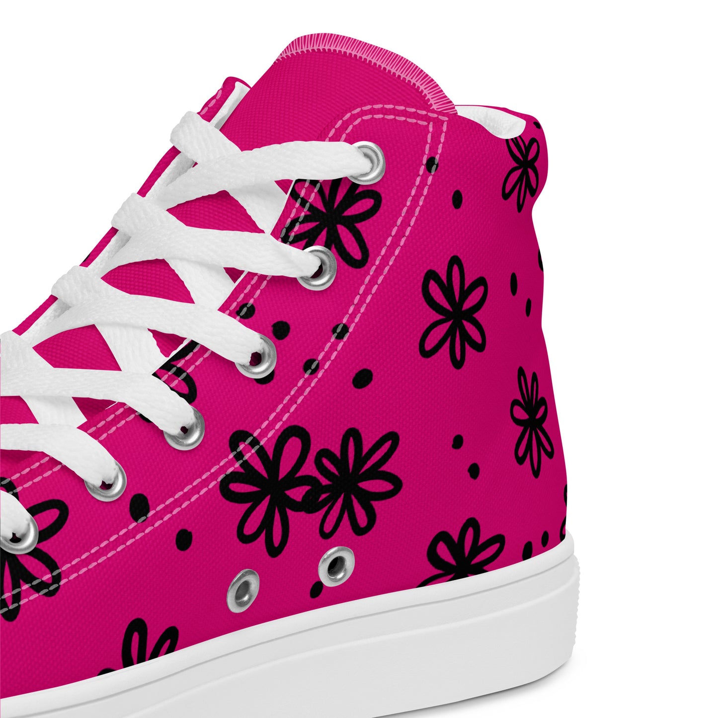 Women’s high top canvas shoes