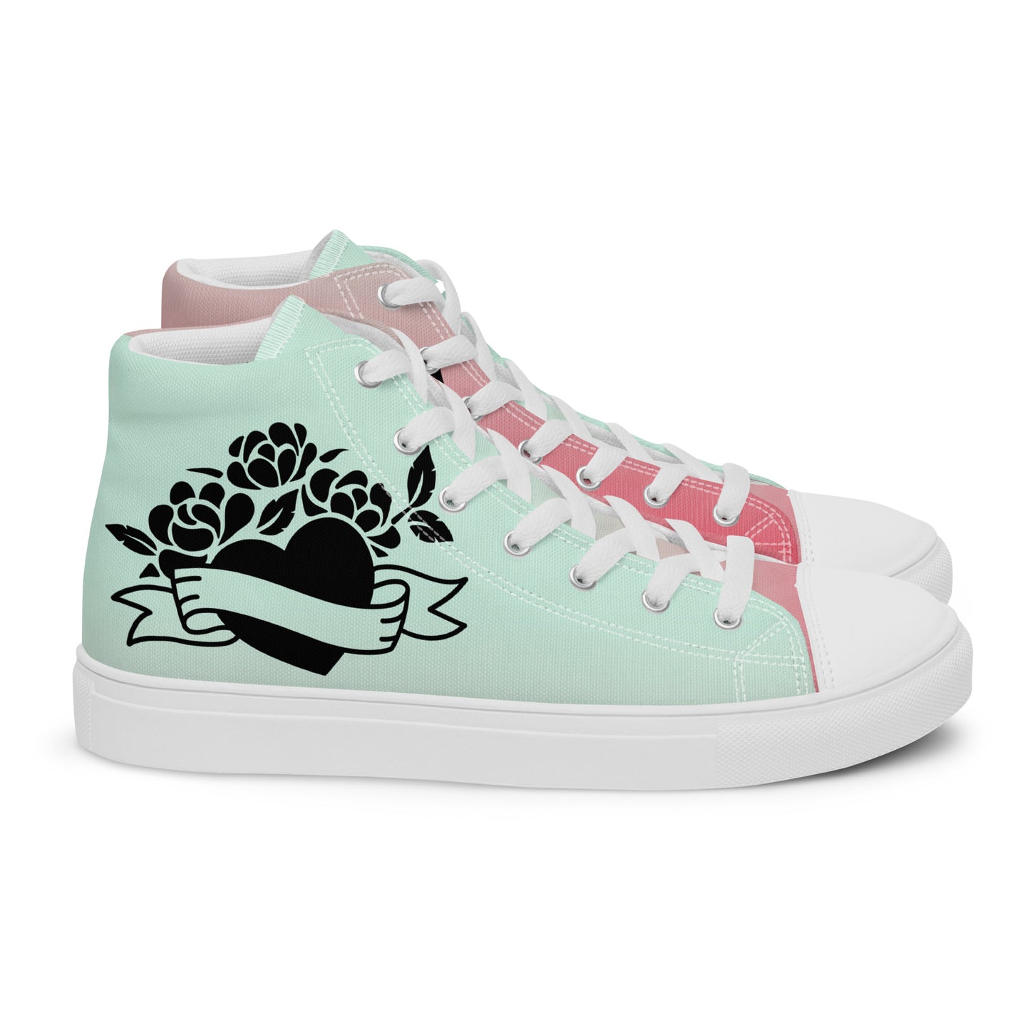 Women’s high top canvas shoes