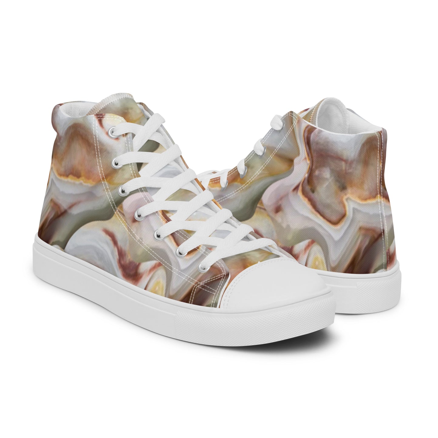 Women’s high top canvas shoes