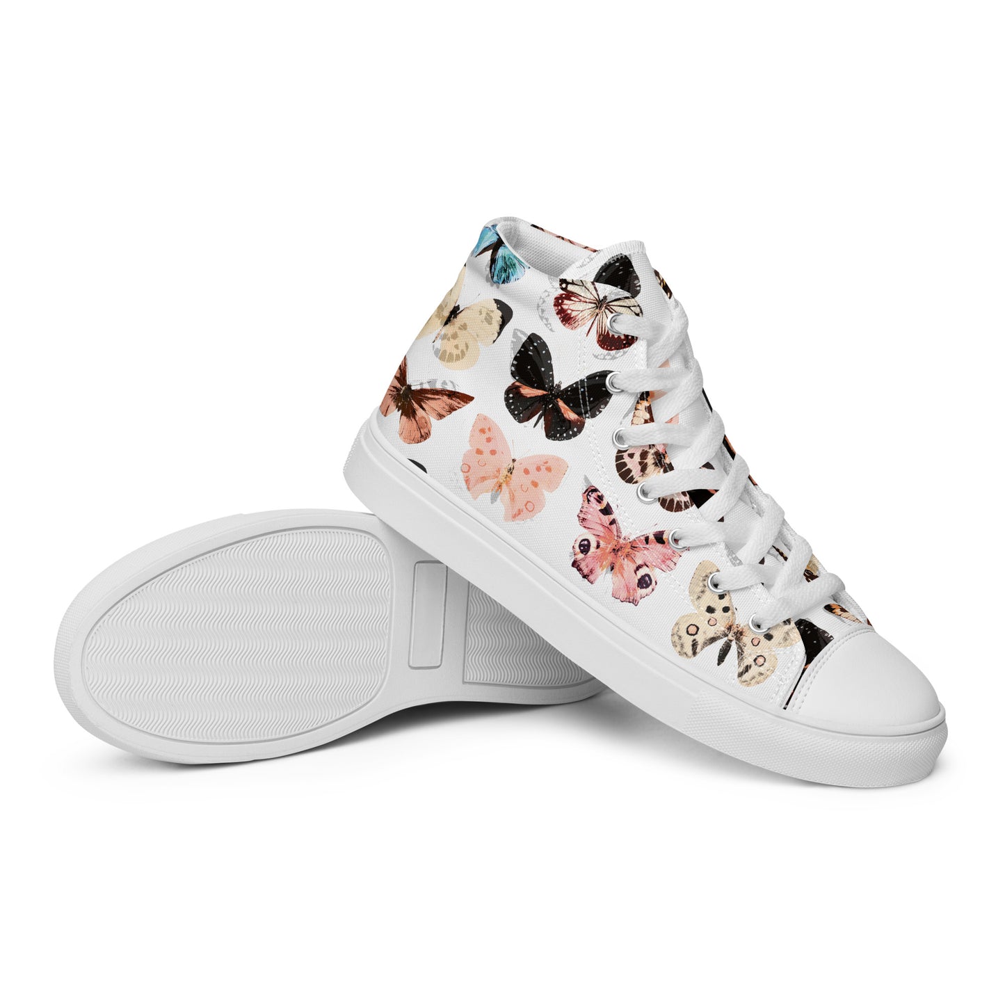 Women’s high top canvas shoes