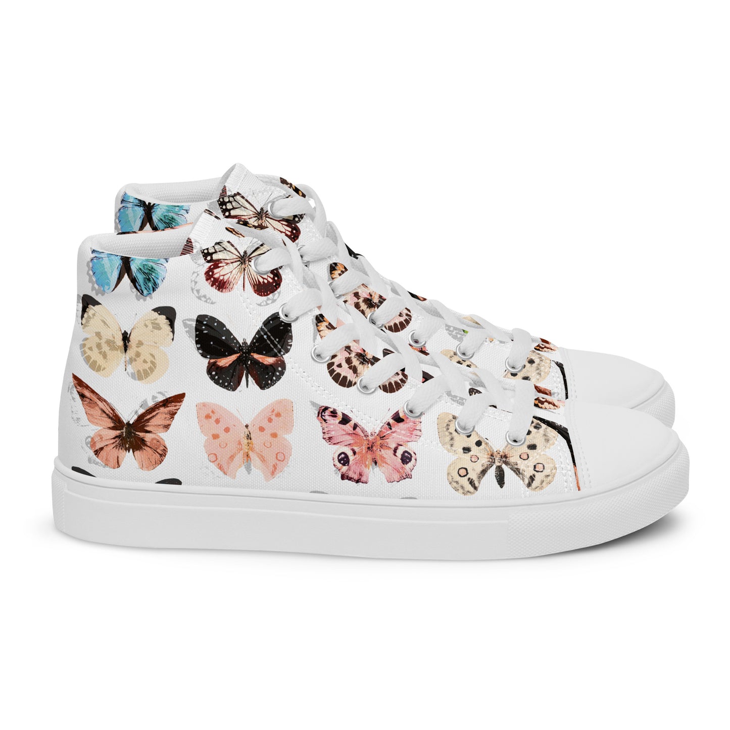 Women’s high top canvas shoes