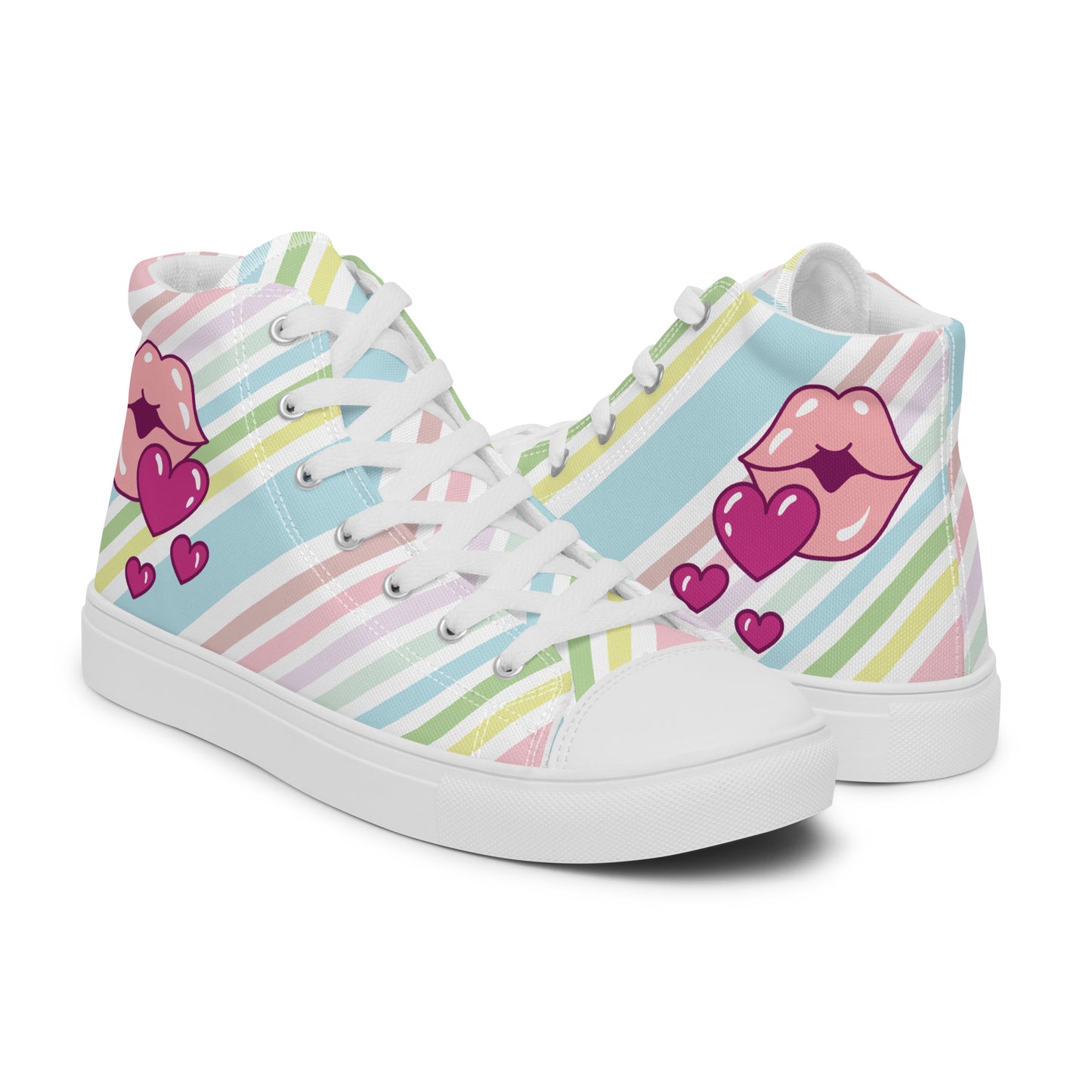 Women’s high top canvas shoes