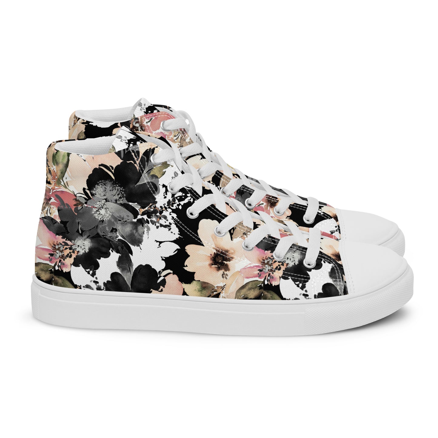 Women’s high top canvas shoes