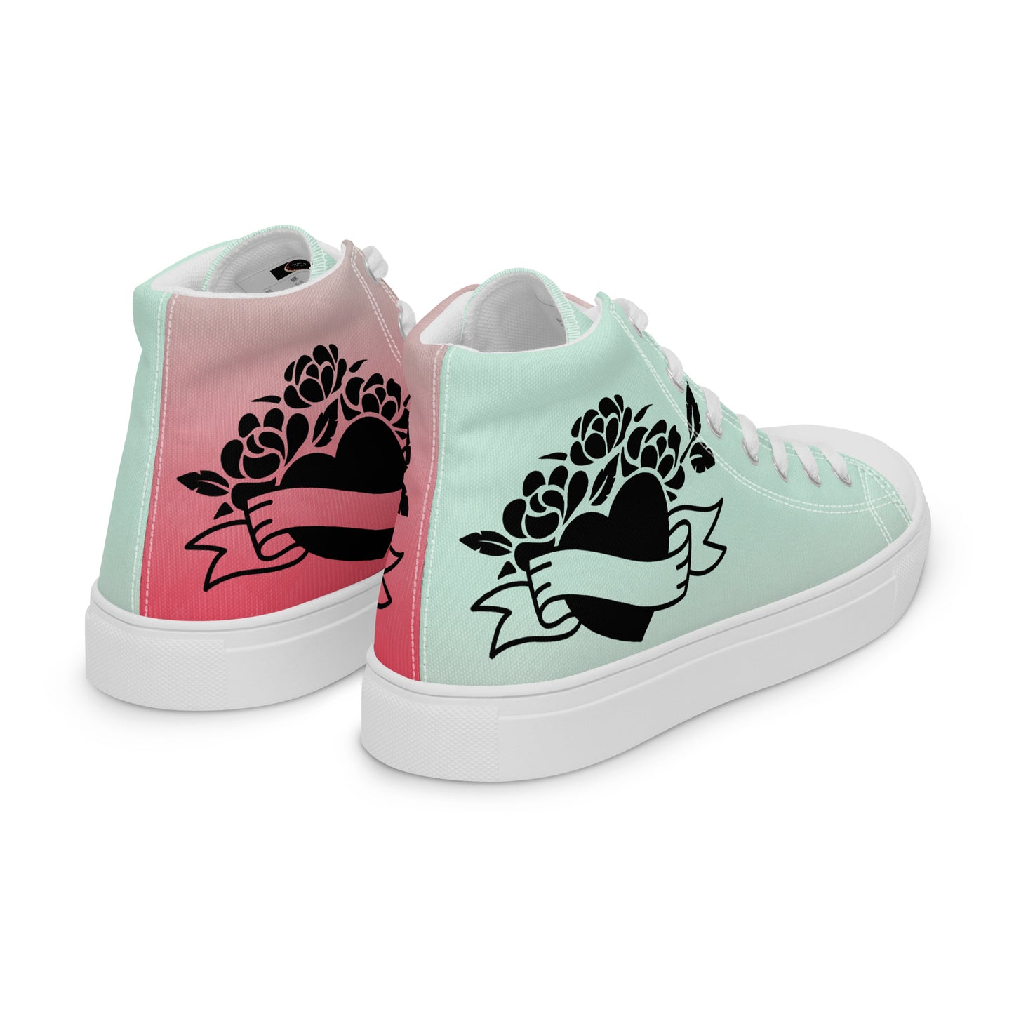Women’s high top canvas shoes