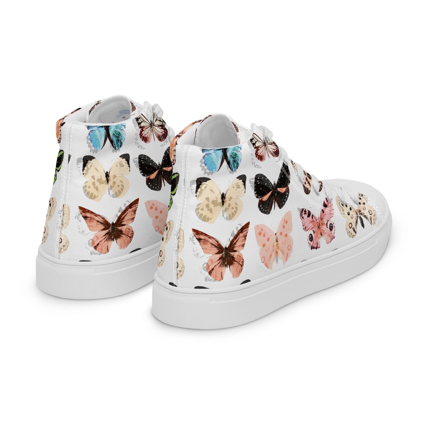 Women’s high top canvas shoes