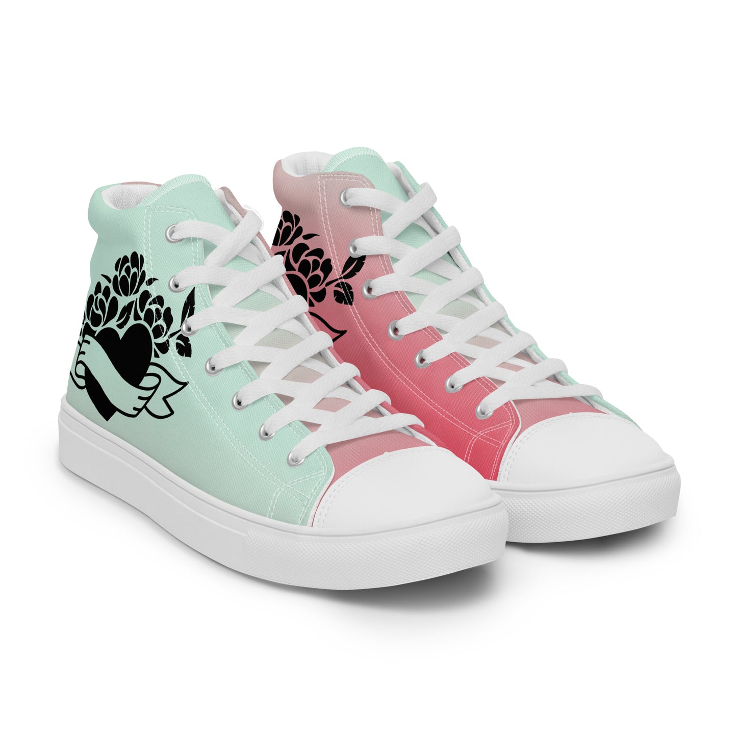 Women’s high top canvas shoes