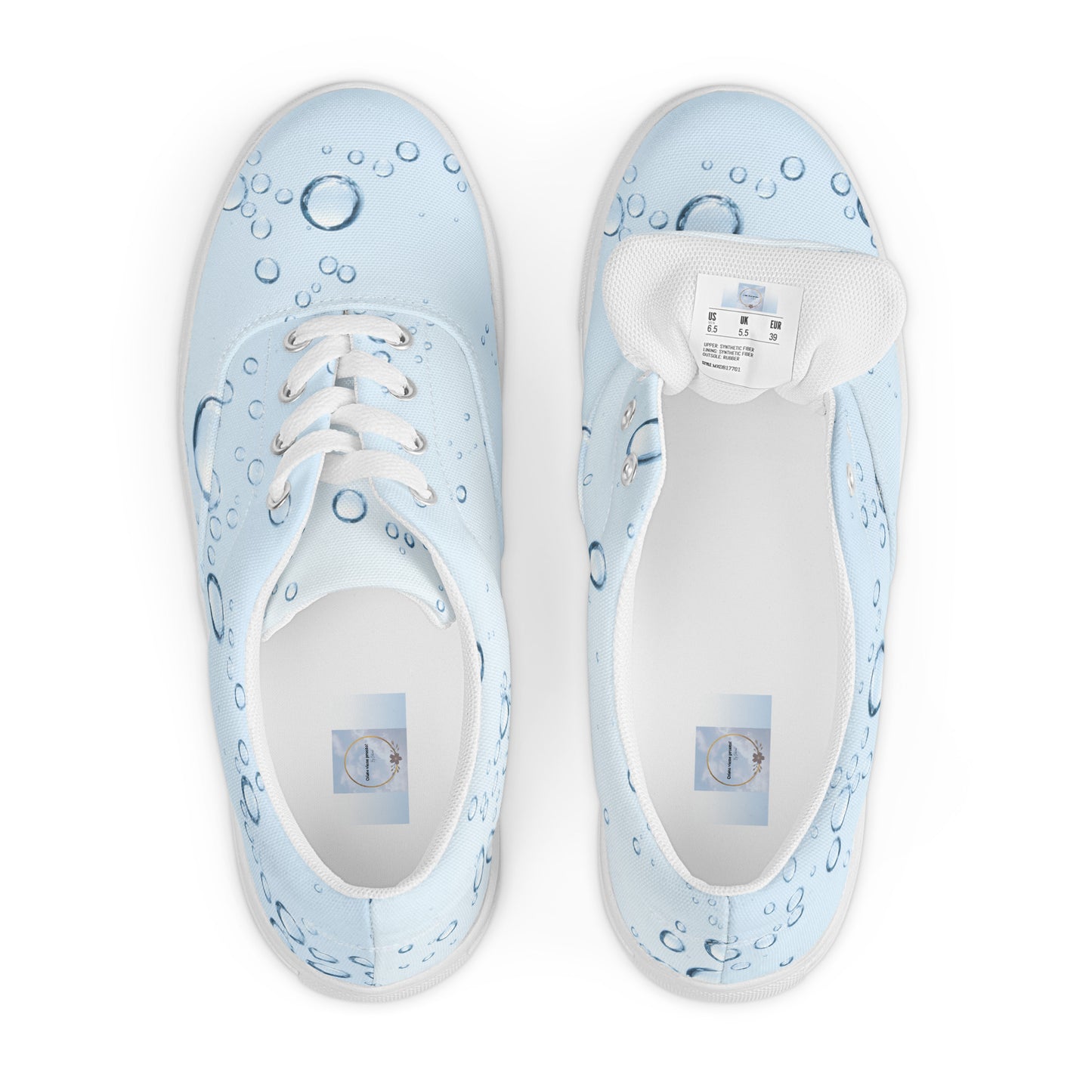 Women’s lace-up canvas shoes